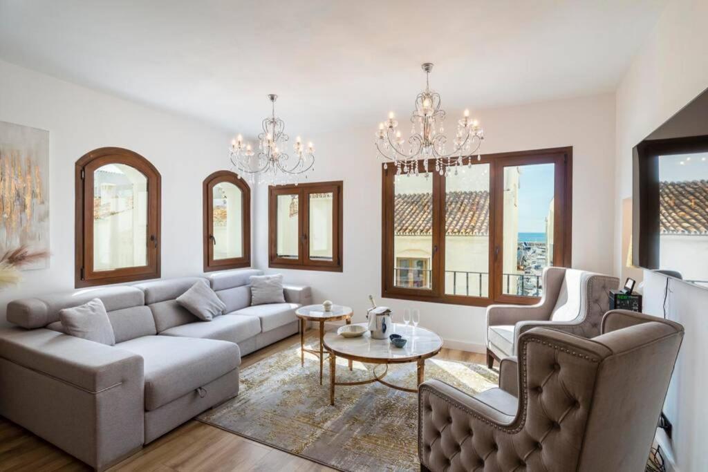 Puerto Banus Second Line, Luxury Apartement Marbella Eksteriør billede